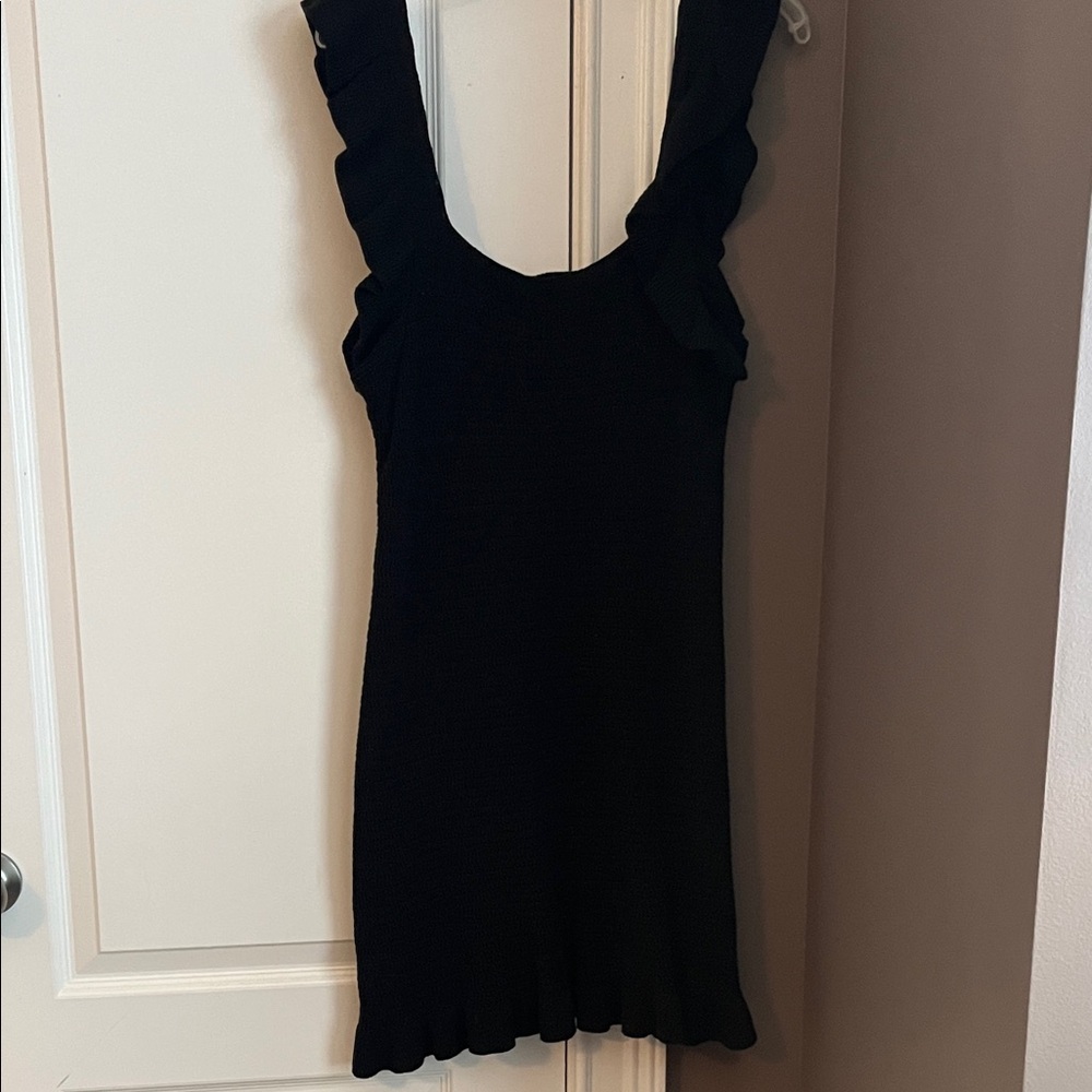 Anthropologie Black Mini Dress!